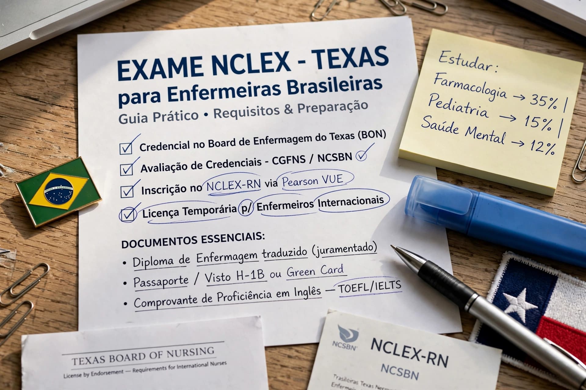 nurse hospital usa exame nclex texas enfermeiras brasileiras